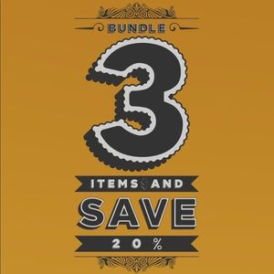 Bundle 3 items and save!
